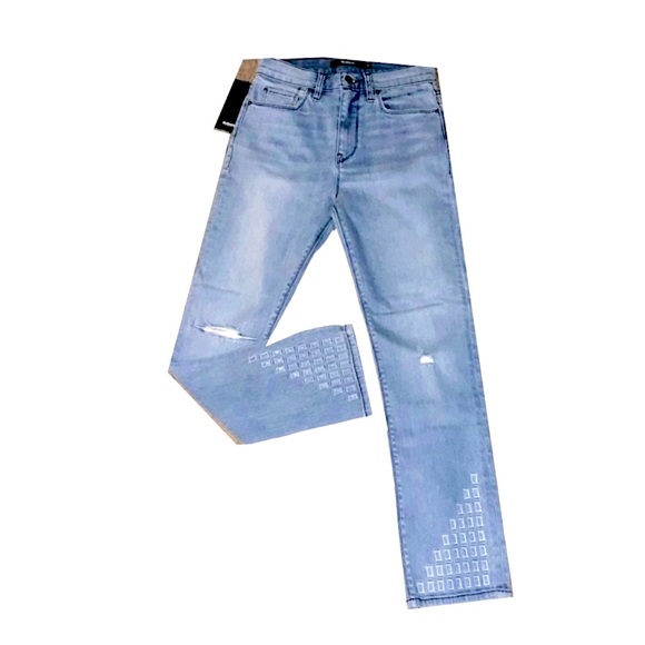 Hudson Jeans Denim - Hudson Geo Laser Cutout Skinny Jeans